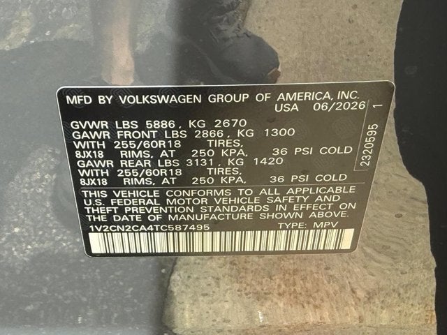 2026 Volkswagen Atlas 2.0T Peak Edition
