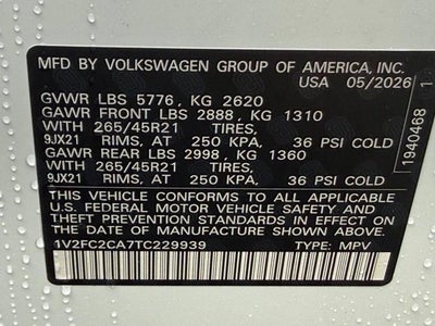 2026 Volkswagen Atlas Cross Sport 2.0T SEL Premium R-Line