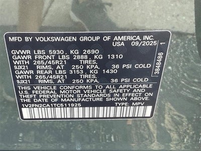 2026 Volkswagen Atlas 2.0T SEL Premium R-Line