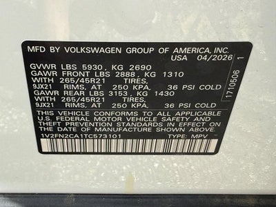 2026 Volkswagen Atlas 2.0T SEL Premium R-Line