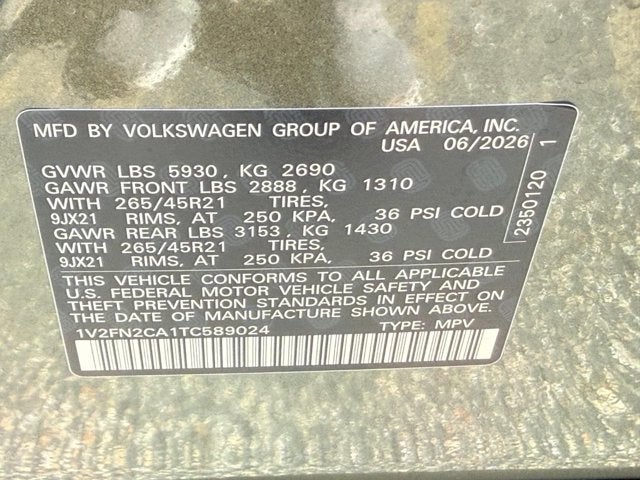 2026 Volkswagen Atlas 2.0T SEL Premium R-Line