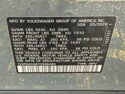 2026 Volkswagen Atlas 2.0T SEL Premium R-Line