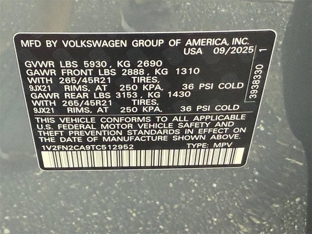 2026 Volkswagen Atlas 2.0T SEL Premium R-Line