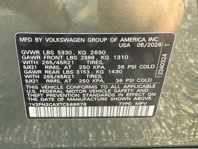 2026 Volkswagen Atlas 2.0T SEL Premium R-Line