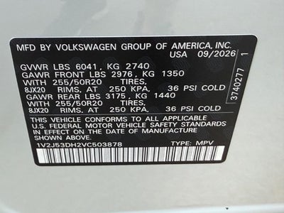 2027 Volkswagen Atlas SE w/Technology