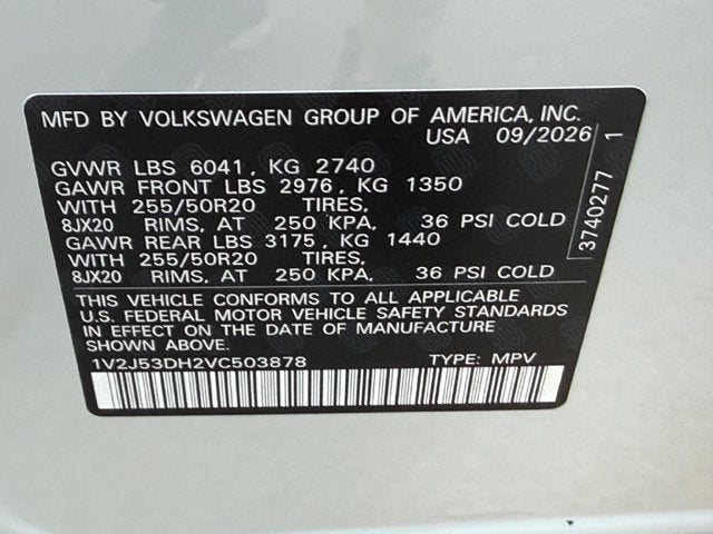 2027 Volkswagen Atlas SE w/Technology