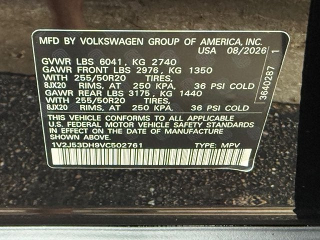 2027 Volkswagen Atlas SE w/Technology