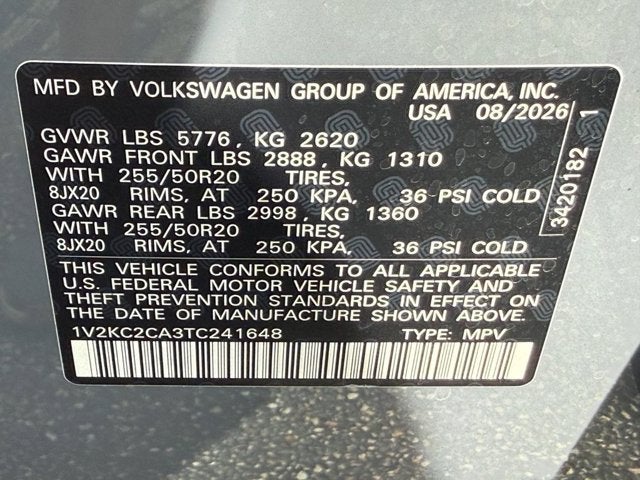2026 Volkswagen Atlas Cross Sport 2.0T SE w/Technology