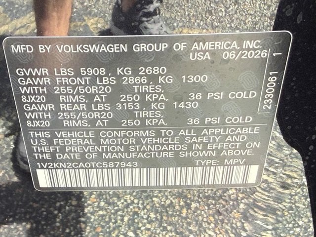 2026 Volkswagen Atlas 2.0T SE w/Technology
