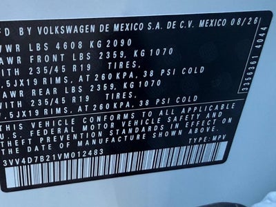 2027 Volkswagen Taos SEL