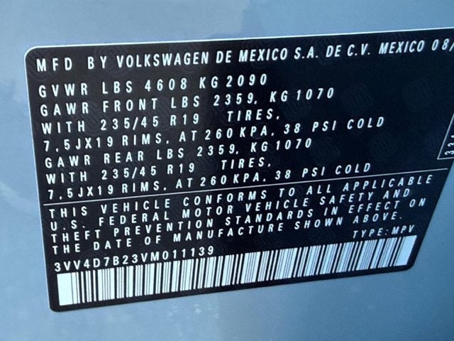 2027 Volkswagen Taos SEL