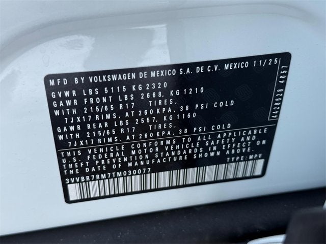 2026 Volkswagen Tiguan S