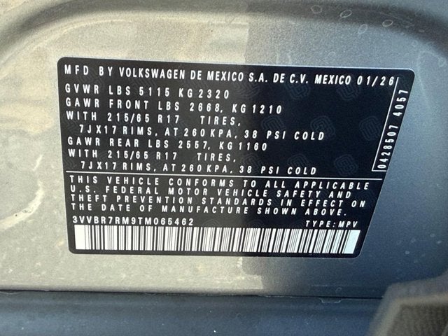 2026 Volkswagen Tiguan S