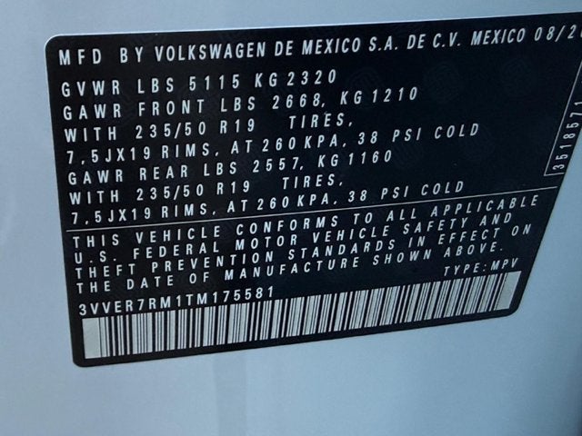 2026 Volkswagen Tiguan SE