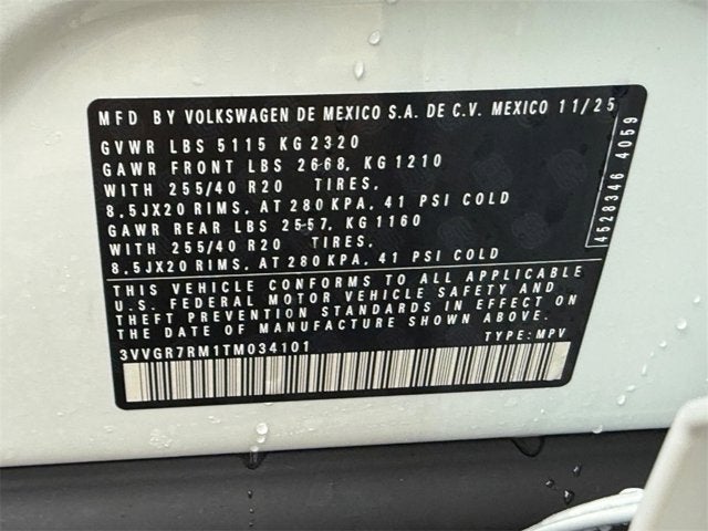 2026 Volkswagen Tiguan SE R-Line Black