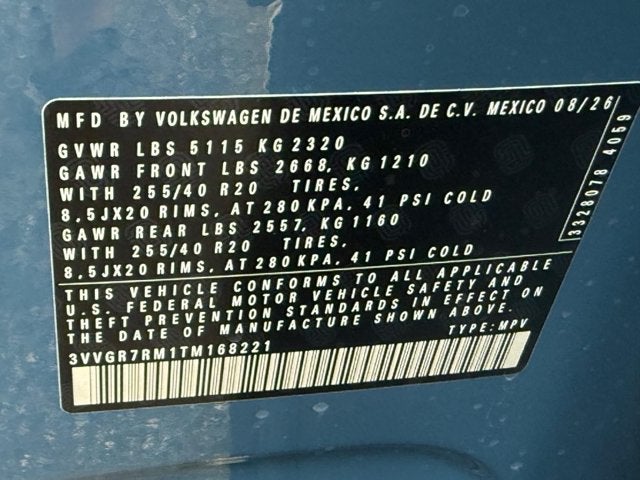 2026 Volkswagen Tiguan SE R-Line Black