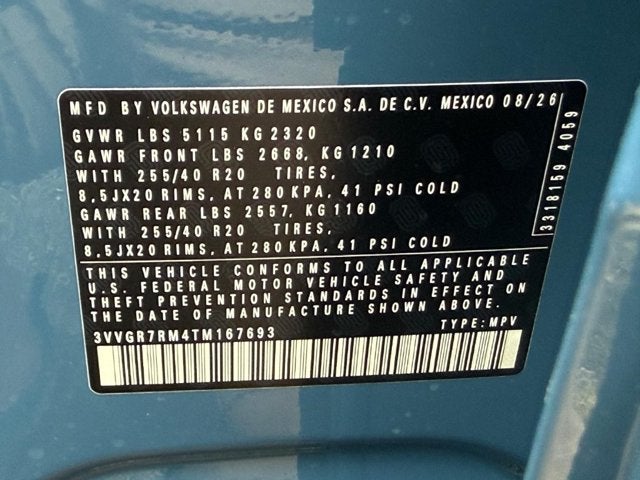 2026 Volkswagen Tiguan SE R-Line Black