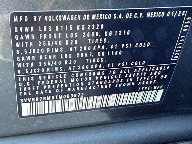 2026 Volkswagen Tiguan SE R-Line Black