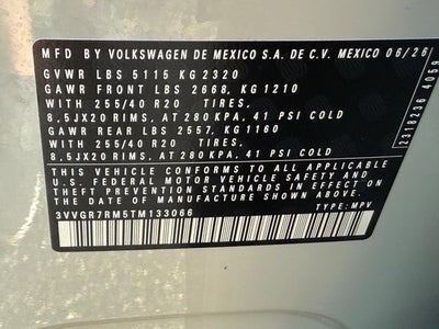 2026 Volkswagen Tiguan SE R-Line Black