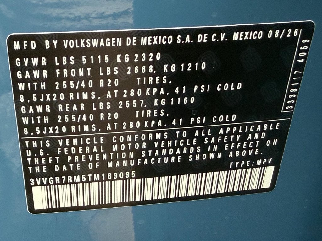 2026 Volkswagen Tiguan SE R-Line Black