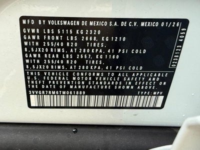 2026 Volkswagen Tiguan SE R-Line Black