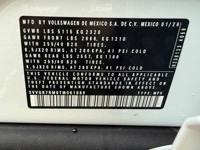2026 Volkswagen Tiguan SE R-Line Black