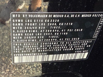 2026 Volkswagen Tiguan SE R-Line Black