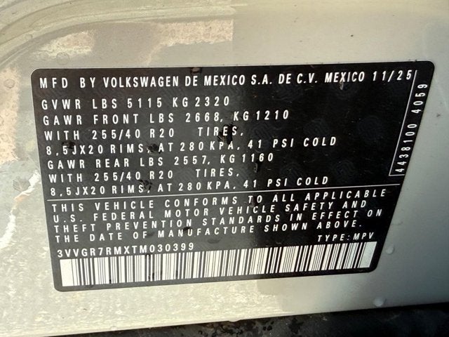 2026 Volkswagen Tiguan SE R-Line Black