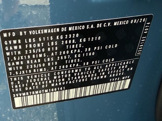 2026 Volkswagen Tiguan SE