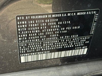 2026 Volkswagen Tiguan SE