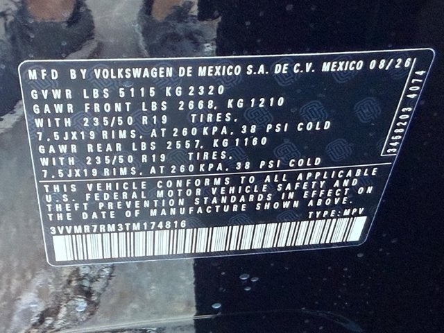 2026 Volkswagen Tiguan SE
