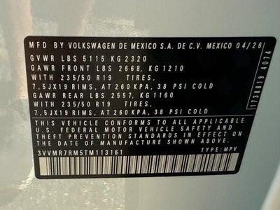 2026 Volkswagen Tiguan SE