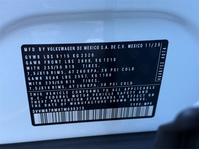 2026 Volkswagen Tiguan SE