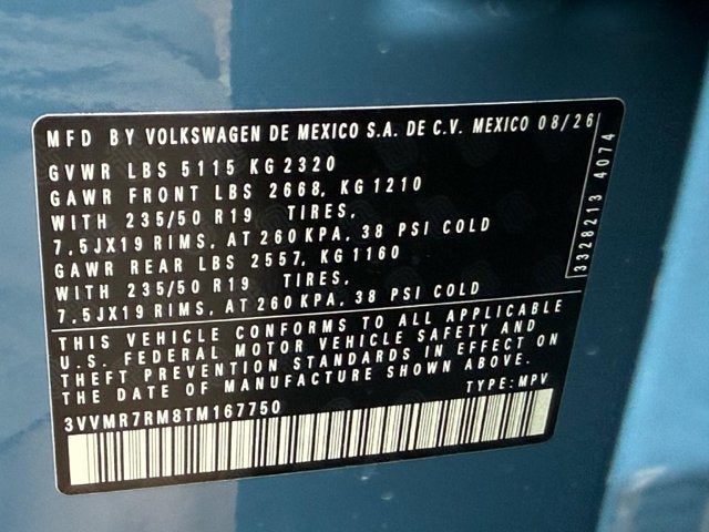 2026 Volkswagen Tiguan SE