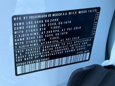 2026 Volkswagen Taos SE