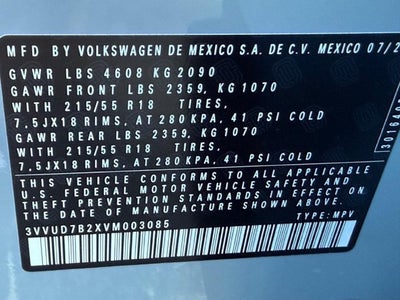 2027 Volkswagen Taos SE