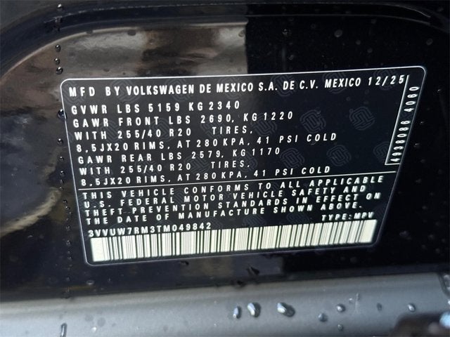 2026 Volkswagen Tiguan SEL R-Line Turbo