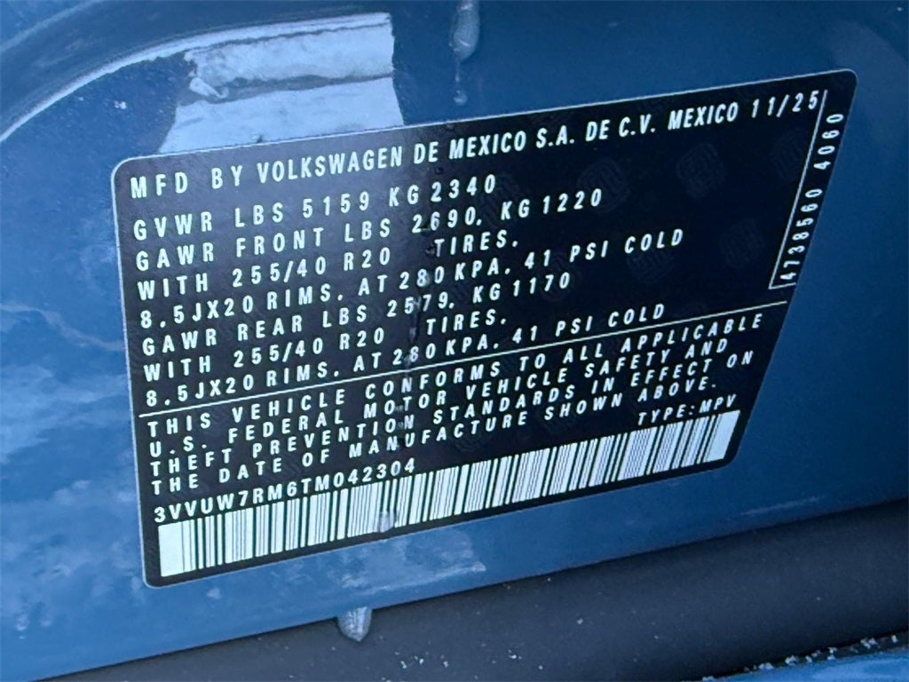 2026 Volkswagen Tiguan SEL R-Line Turbo