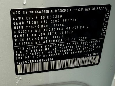 2026 Volkswagen Tiguan SEL R-Line Turbo