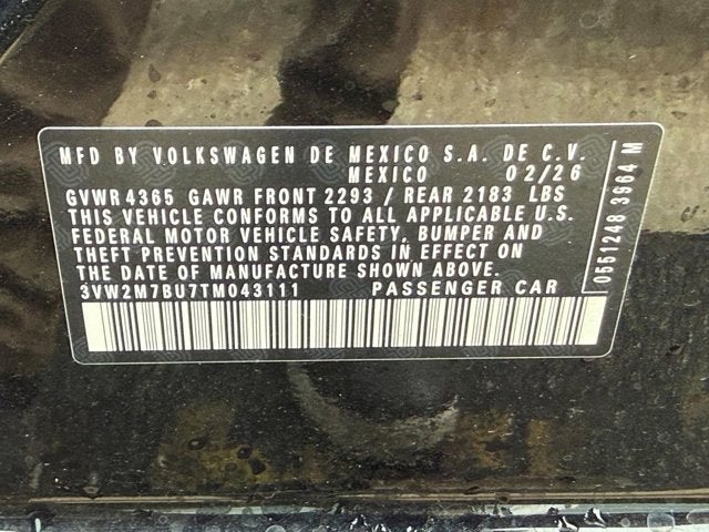 2026 Volkswagen Jetta GLI Autobahn