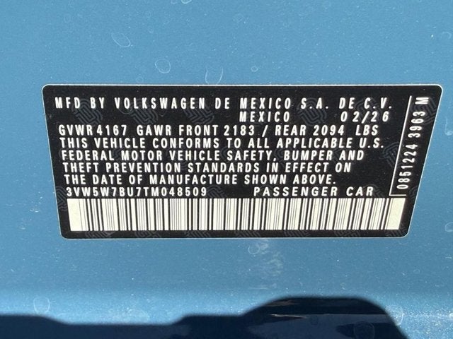 2026 Volkswagen Jetta S