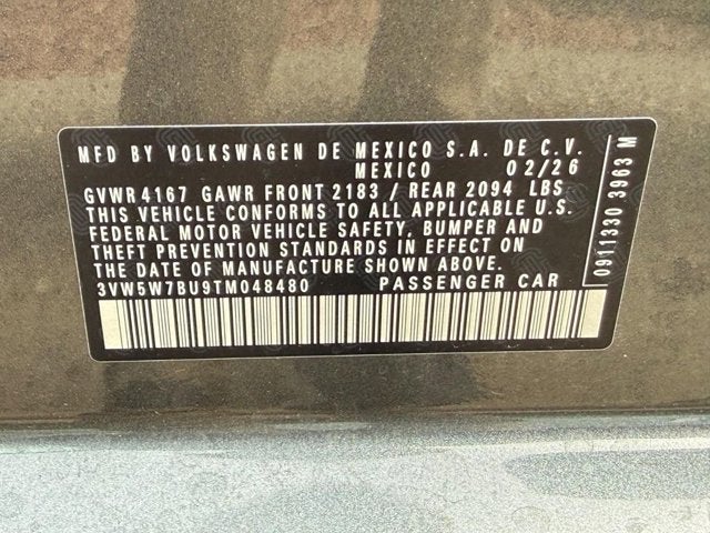 2026 Volkswagen Jetta S