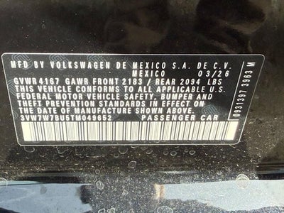 2026 Volkswagen Jetta SE