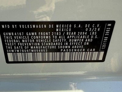 2026 Volkswagen Jetta SE