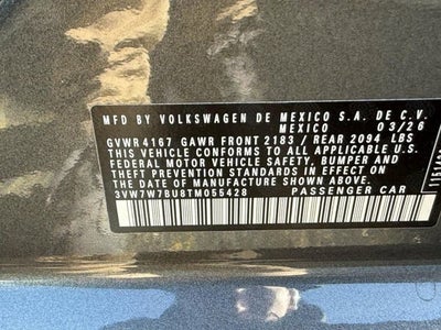 2026 Volkswagen Jetta SE