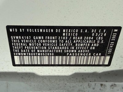 2026 Volkswagen Jetta Sport