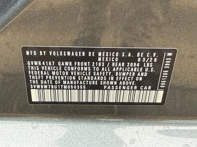 2026 Volkswagen Jetta Sport