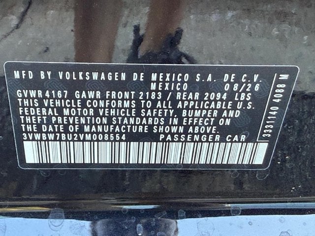 2027 Volkswagen Jetta Sport