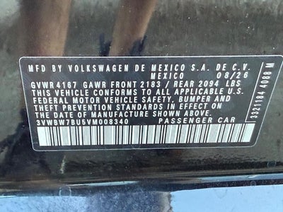 2027 Volkswagen Jetta Sport