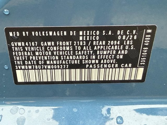 2027 Volkswagen Jetta Sport